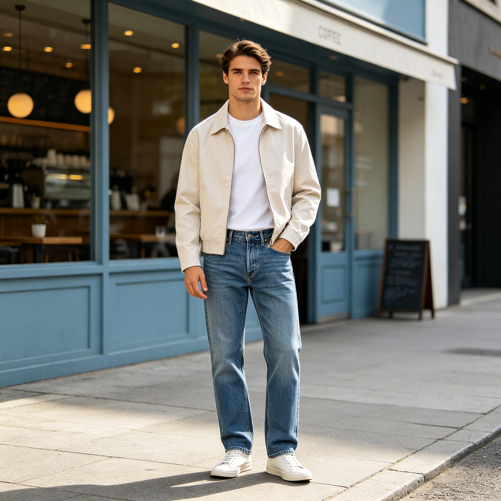 Straight Leg Jeans