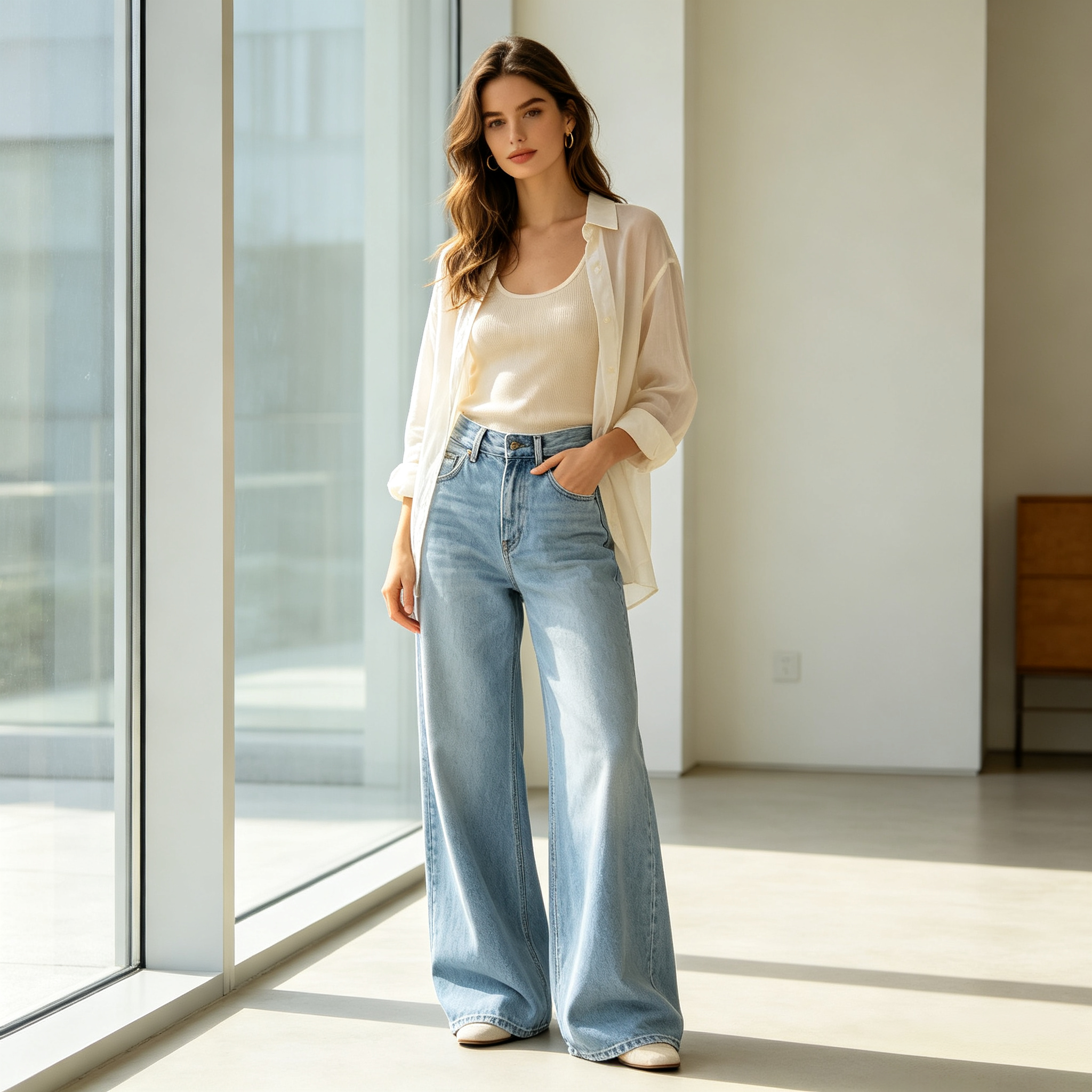 Wide Leg Jeans